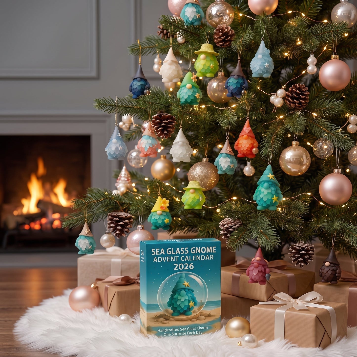 🌊🧝‍♂️Adventskalender met zeeglas-kabouters (✨Limited Edition 2026)