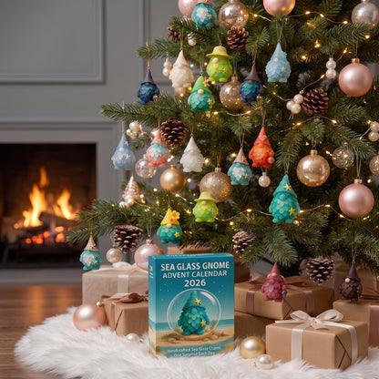🌊🧝‍♂️Adventskalender met zeeglas-kabouters (✨Limited Edition 2026)
