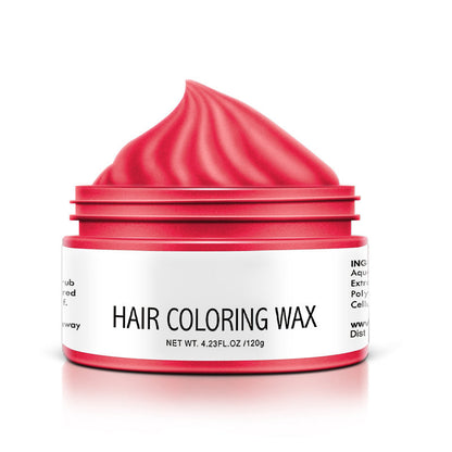 Kleurrijke haarwax