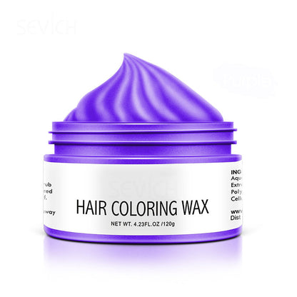Kleurrijke haarwax
