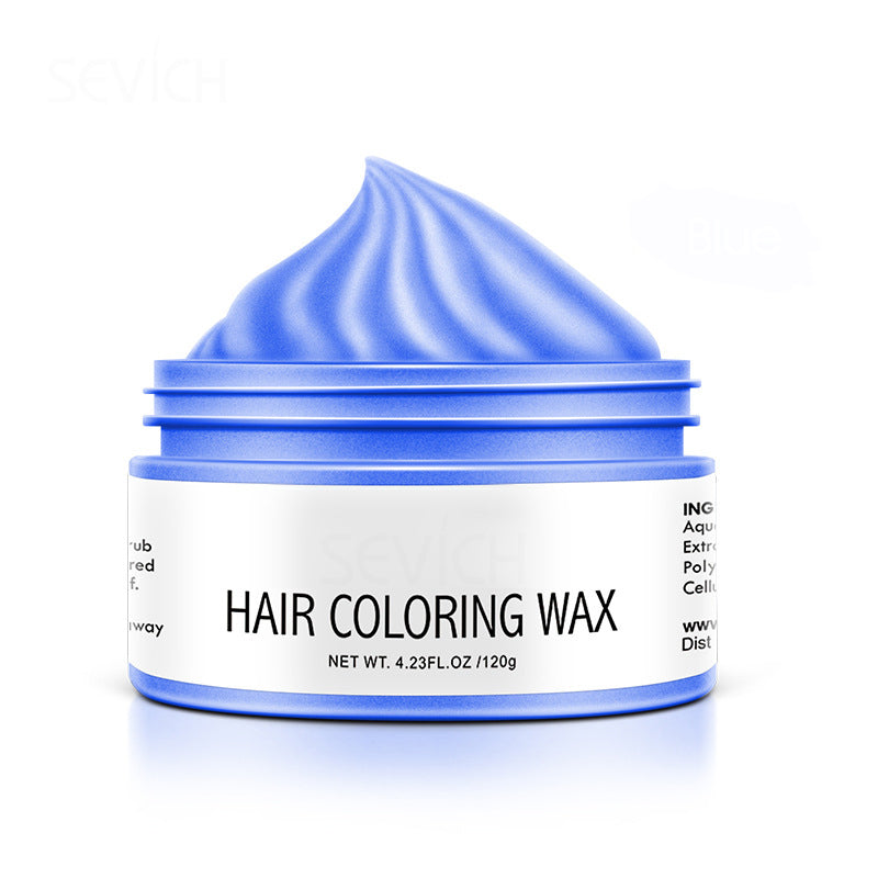 Kleurrijke haarwax