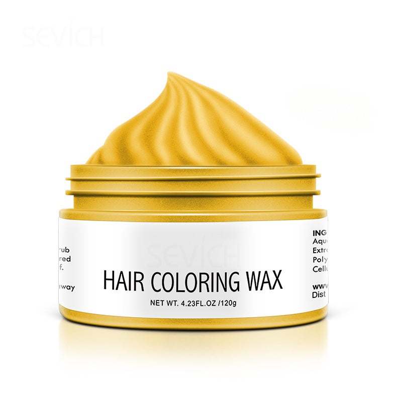 Kleurrijke haarwax
