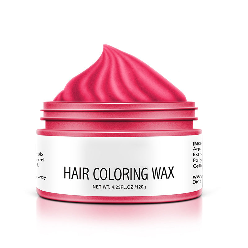 Kleurrijke haarwax