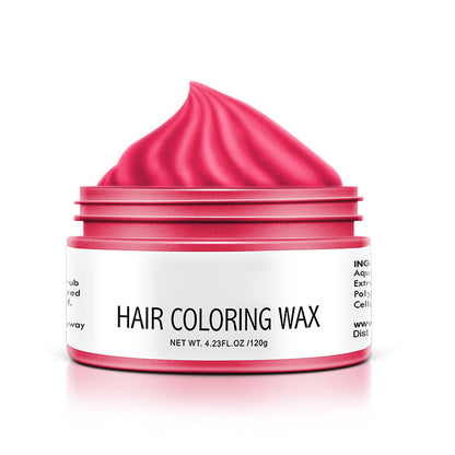Kleurrijke haarwax
