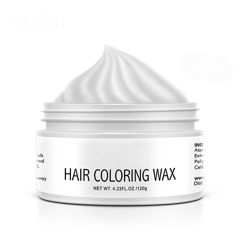Kleurrijke haarwax