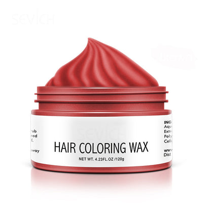 Kleurrijke haarwax