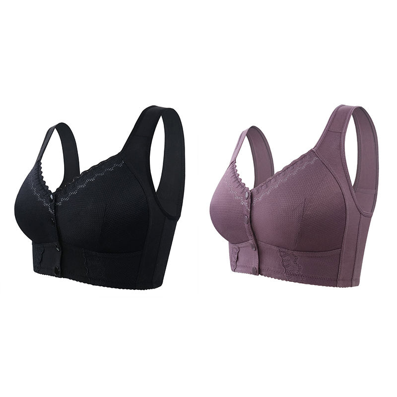 ⏰Wekelijkse speciale aanbieding: 40% korting💟Ademende damesbeha met grote cupmaat en opening aan de voorkant