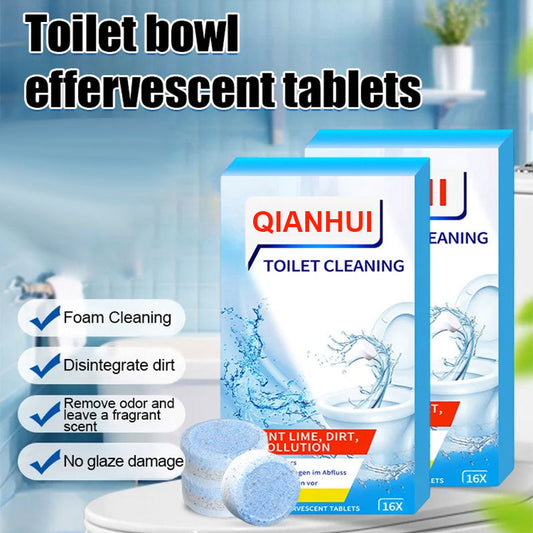 🔥Koop 1 krijg 1 gratis - 🍋Tabletten Toiletpotreiniger met citroengeur