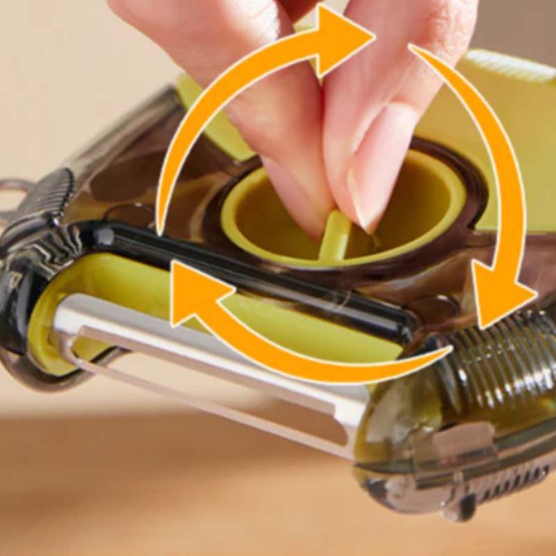 3-in-1 Mini RVS Groente- en Fruitenschiller