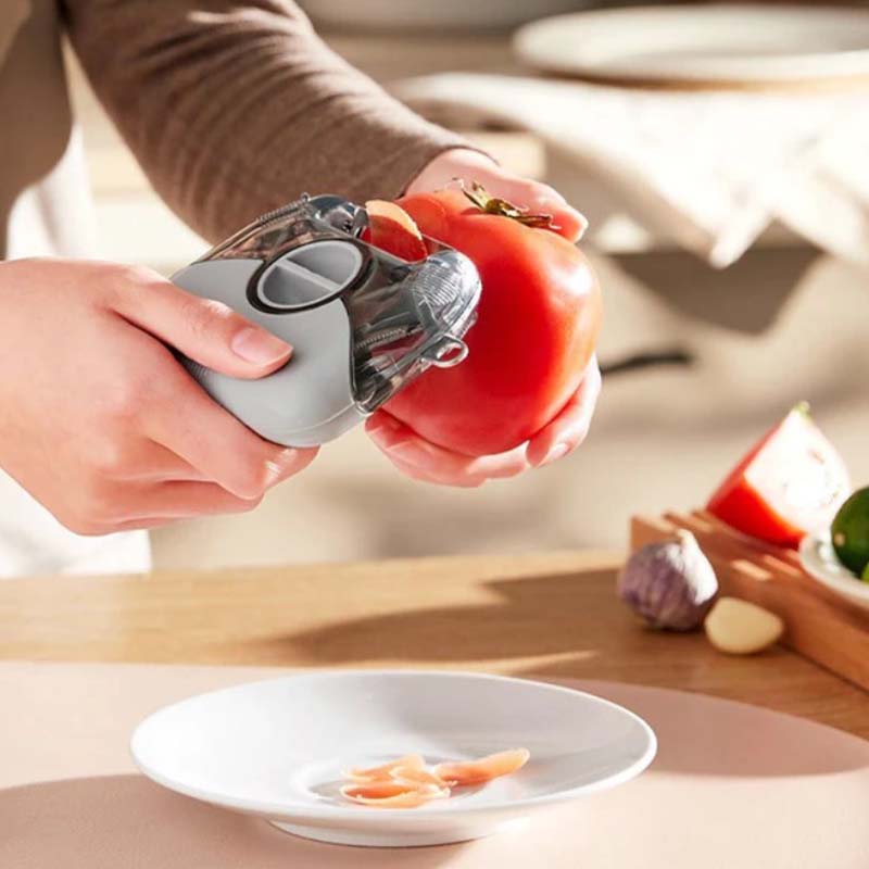 3-in-1 Mini RVS Groente- en Fruitenschiller