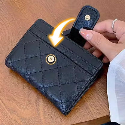 Kvinnors Mode Små Plånböcker med Dragkedja