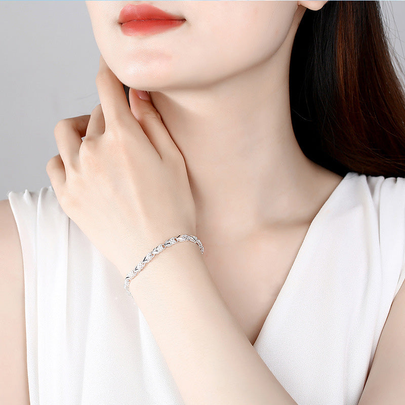 ✨Elegante armband met een glimmend klavertje 🍀