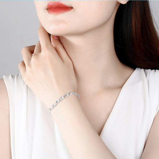 ✨Elegante armband met een glimmend klavertje 🍀