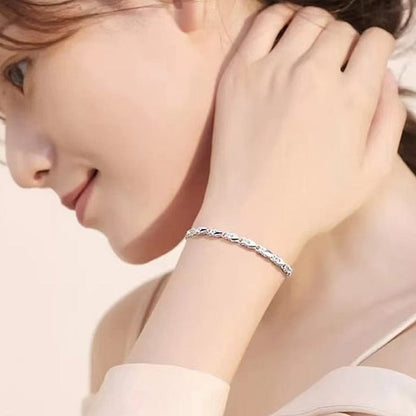 ✨Elegante armband met een glimmend klavertje 🍀