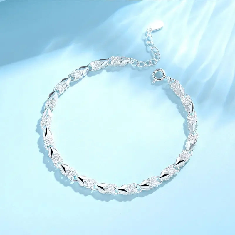 ✨Elegante armband met een glimmend klavertje 🍀