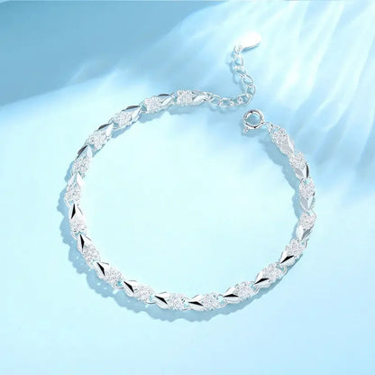 ✨Elegante armband met een glimmend klavertje 🍀