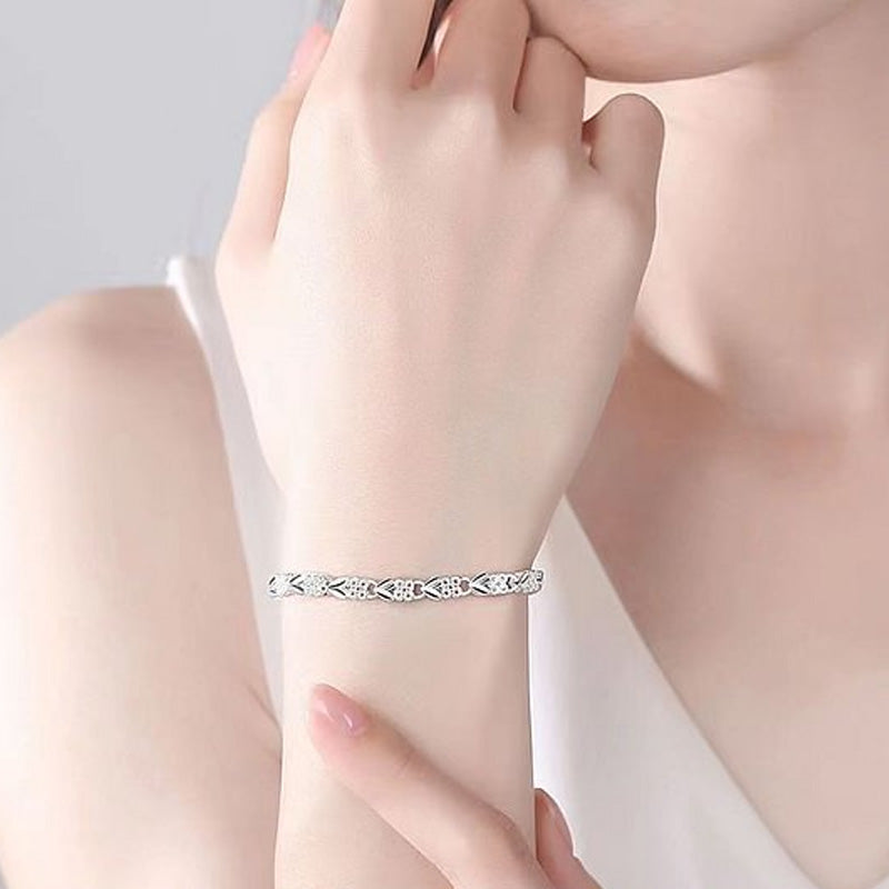 ✨Elegante armband met een glimmend klavertje 🍀