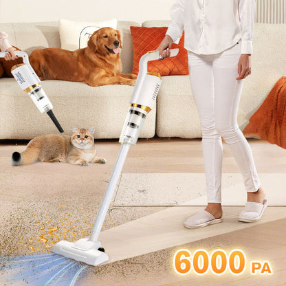 🌿Spring Specials 49% korting op snoerloze stofzuiger – 6000PA krachtige zuigkracht voor huis en auto