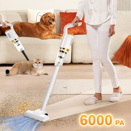 🌿Spring Specials 49% korting op snoerloze stofzuiger – 6000PA krachtige zuigkracht voor huis en auto