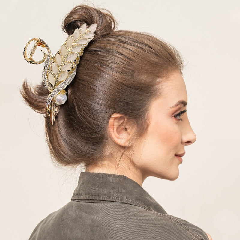Gouden Tarwe Elegante Legering Haargreep