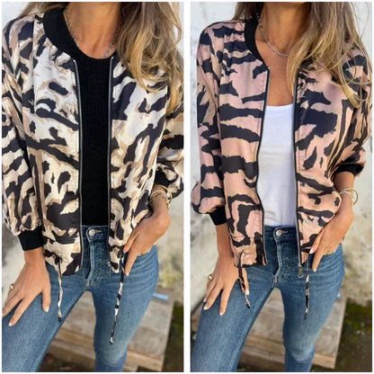 🌸Zevenhoekig Baseballjack Met Rits Voor Dames🌸