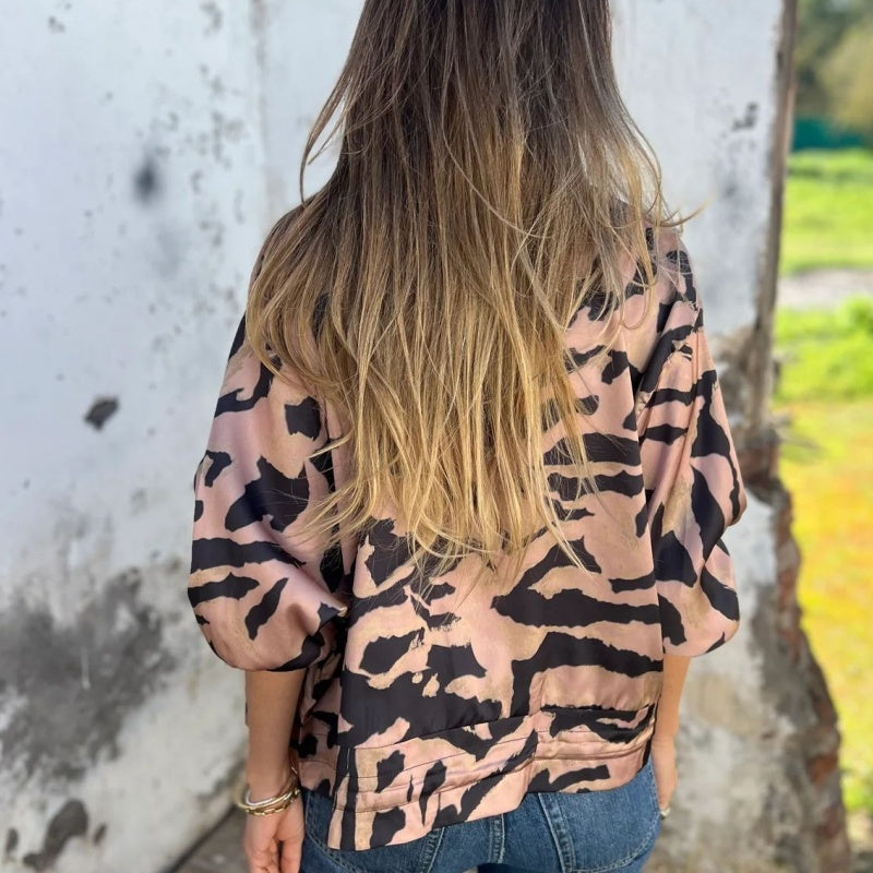 🌸Zevenhoekig Baseballjack Met Rits Voor Dames🌸