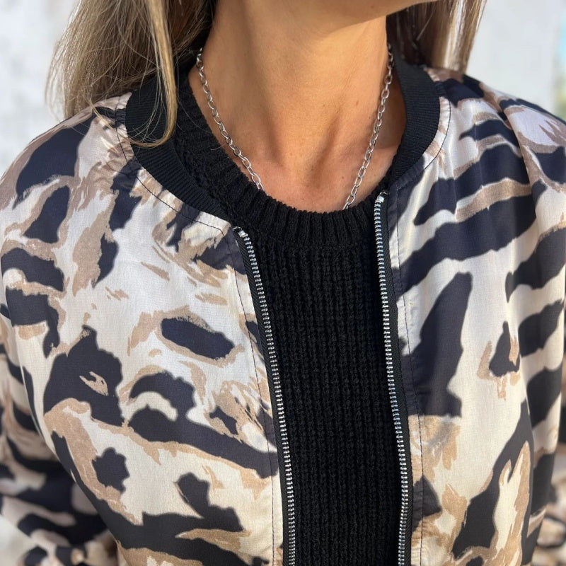 🌸Zevenhoekig Baseballjack Met Rits Voor Dames🌸