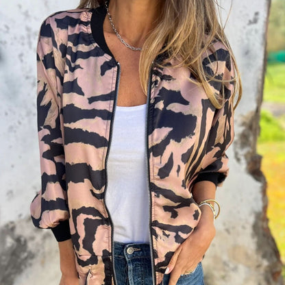 🌸Zevenhoekig Baseballjack Met Rits Voor Dames🌸