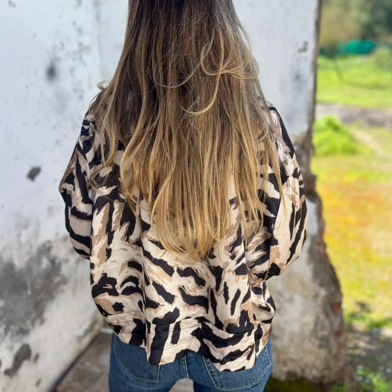🌸Zevenhoekig Baseballjack Met Rits Voor Dames🌸