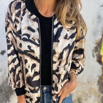 🌸Zevenhoekig Baseballjack Met Rits Voor Dames🌸