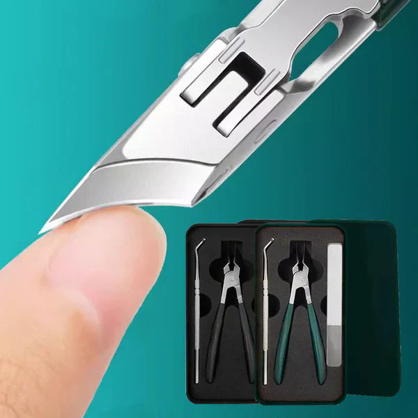 Anti-slash schuine rand nagelknipper 3-delige set