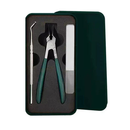 Anti-slash schuine rand nagelknipper 3-delige set