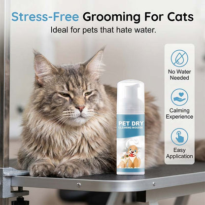 🐶🐱Waterloze reinigingsmousse voor honden en katten