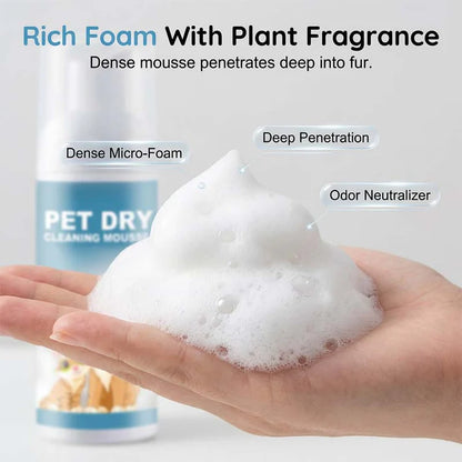 🐶🐱Waterloze reinigingsmousse voor honden en katten
