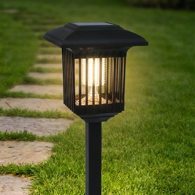 De Slimme Tuinlamp Die Muggen Op Afstand Houdt! 🦟✨🌿丨 Solar Powered 2-in-1 Mosquito Zapper & Garden Light