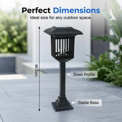 De Slimme Tuinlamp Die Muggen Op Afstand Houdt! 🦟✨🌿丨 Solar Powered 2-in-1 Mosquito Zapper & Garden Light