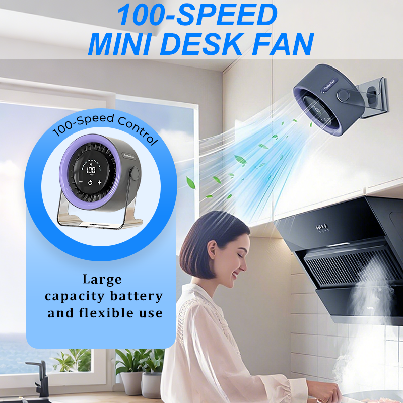 🌬️ Slimme Wandventilator – 100 Snelheden voor Altijd de Perfecte Verkoeling! ❄️✨