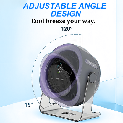 🌬️ Slimme Wandventilator – 100 Snelheden voor Altijd de Perfecte Verkoeling! ❄️✨
