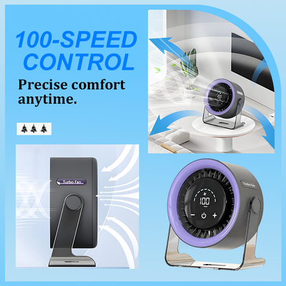 🌬️ Slimme Wandventilator – 100 Snelheden voor Altijd de Perfecte Verkoeling! ❄️✨