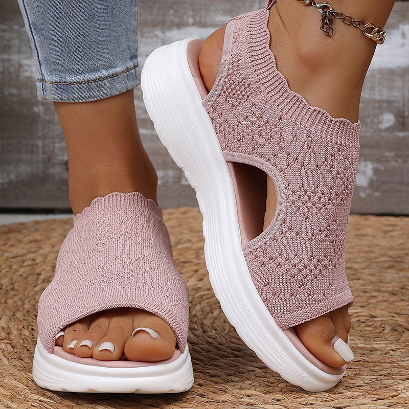☀️ Zomerse Gebreide Sandalen – Licht, Zacht en Flexibel 🌬️