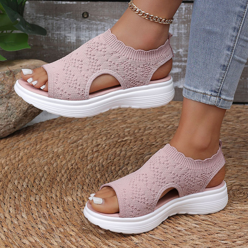 ☀️ Zomerse Gebreide Sandalen – Licht, Zacht en Flexibel 🌬️