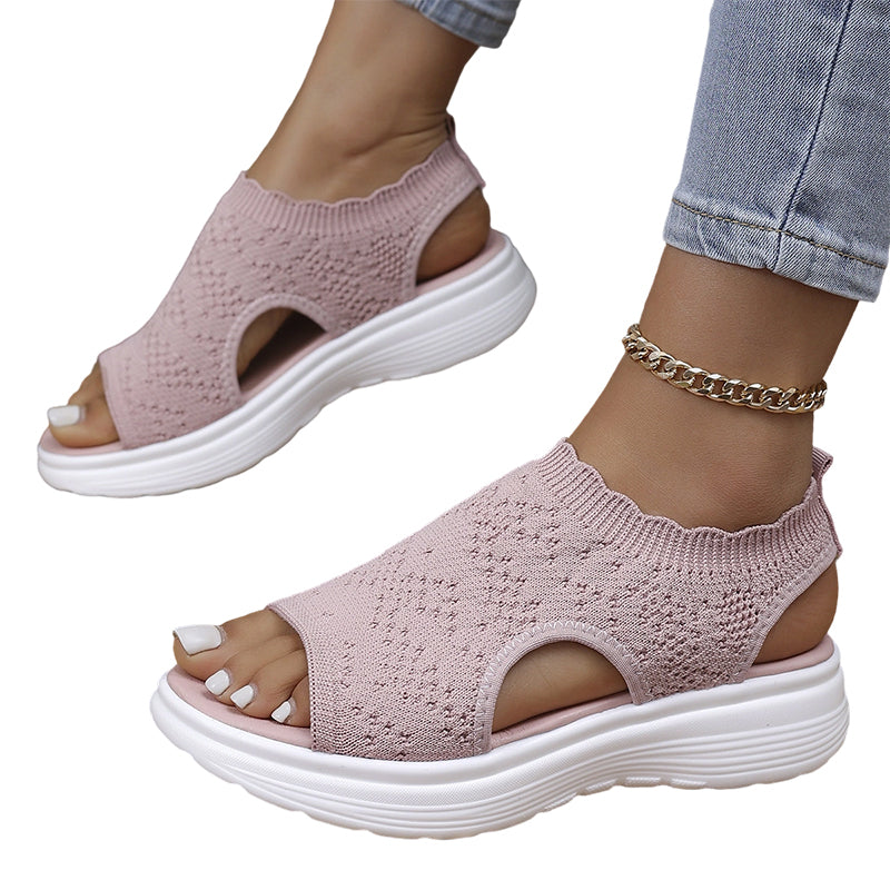 ☀️ Zomerse Gebreide Sandalen – Licht, Zacht en Flexibel 🌬️
