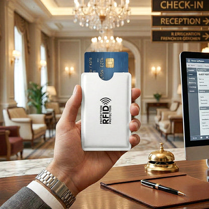🚨 RFID-kaarthoesje: blokkeert scanners en beschermt je gegevens💳❌