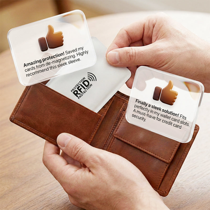 🚨 RFID-kaarthoesje: blokkeert scanners en beschermt je gegevens💳❌