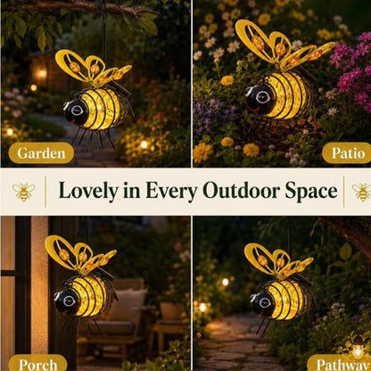 🐝Hangende bijenlamp op zonne-energie voor buiten – Het perfecte cadeau voor moeders die van planten houden, of eigenlijk voor iedereen die je een glimlach bezorgt❤️