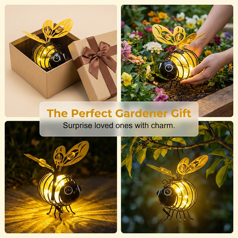 🐝Hangende bijenlamp op zonne-energie voor buiten – Het perfecte cadeau voor moeders die van planten houden, of eigenlijk voor iedereen die je een glimlach bezorgt❤️