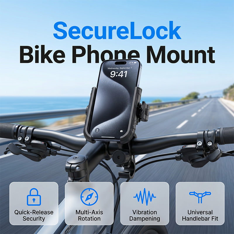 🎉 Uitverkoop 2026 — Meer dan 42.000 verkocht! 🚴‍♂️ Fiets-telefoonhouder met snelkoppeling – SecureLock & schokbestendige vulling 📱