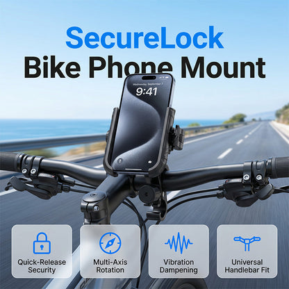 🎉 Uitverkoop 2026 — Meer dan 42.000 verkocht! 🚴‍♂️ Fiets-telefoonhouder met snelkoppeling – SecureLock & schokbestendige vulling 📱