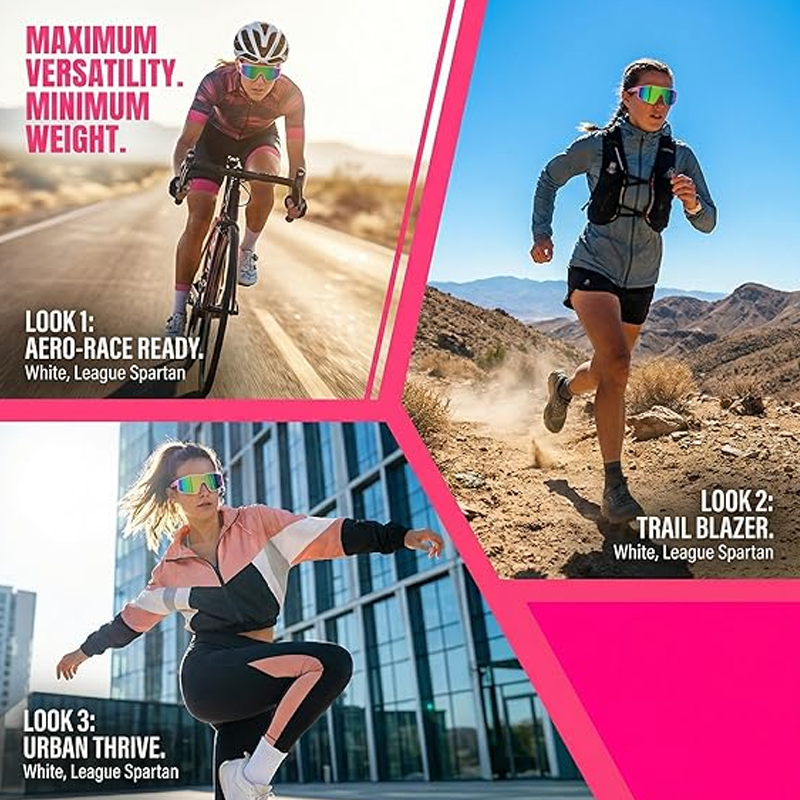 🎉 Uitverkoop 2026 — Meer dan 96.000 verkocht! 🕶️ Gepolariseerde sportzonnebrillen voor mannen en vrouwen – UV400 en kleurrijke spiegelglazen 🏃