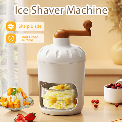 ❄️ Handmatige Schaafijsmachine met IJsvorm – Maak Heerlijke Schaafijs in Enkele Seconden! 🌞🥤